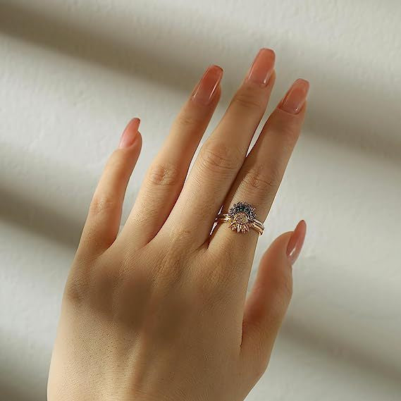 Shining Sun Blue Diamond Moon Lady