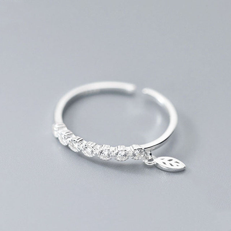 Ladies Fashion Simple Temperament Diamond Ring