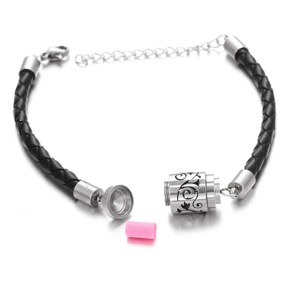 Stainless Steel Hollow Bracelet Aromatherapy Bracelet