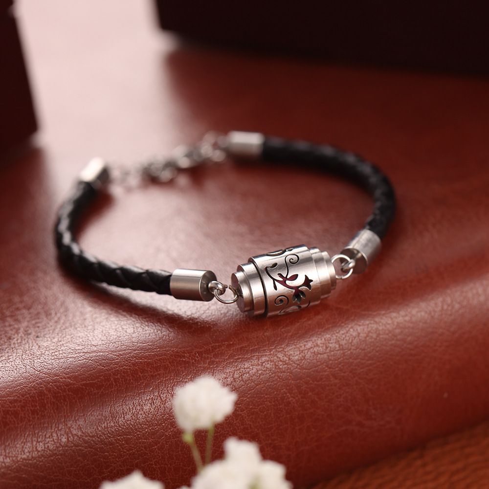Stainless Steel Hollow Bracelet Aromatherapy Bracelet