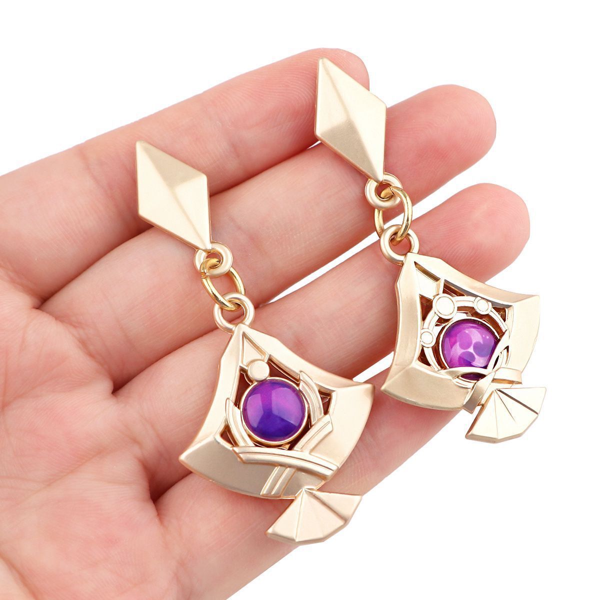 Cartoon Alloy Earrings Unisex Geometric Type