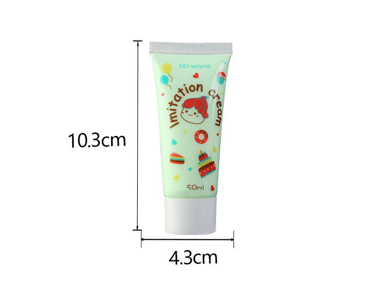 Phone Case Cream Clay 50g Handicraft DIY Material Antifreeze Simulation Cream Glue