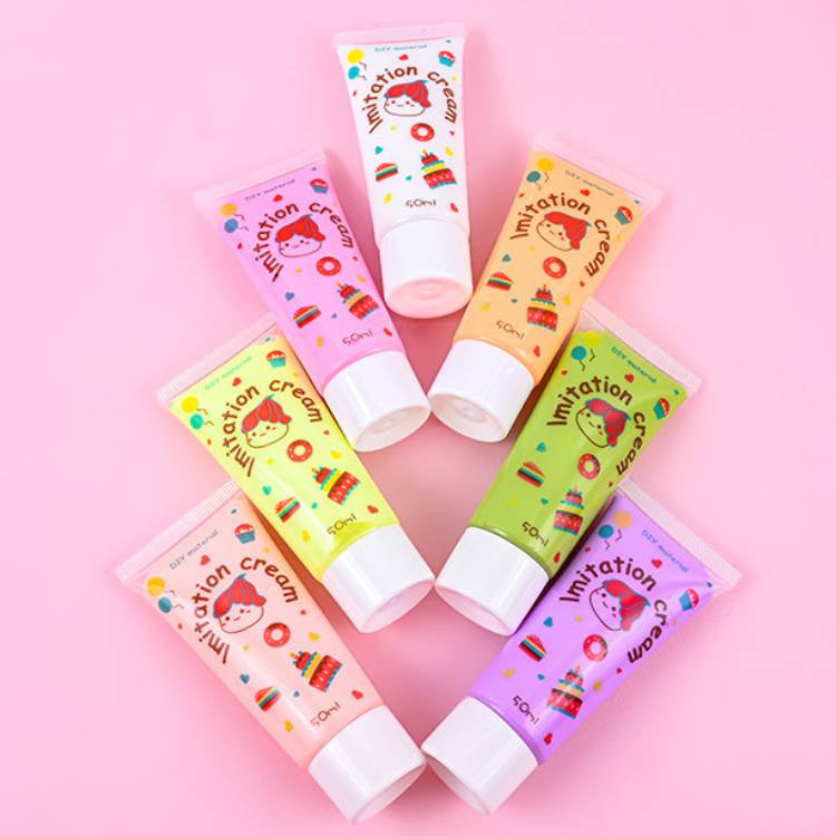 Phone Case Cream Clay 50g Handicraft DIY Material Antifreeze Simulation Cream Glue