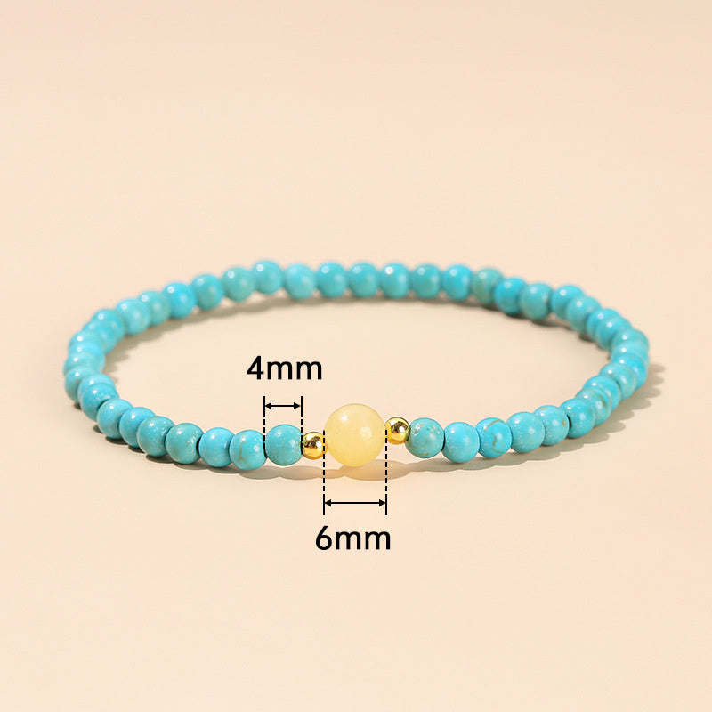 Women's Fashion Simple Crystal Agate Bracelet
