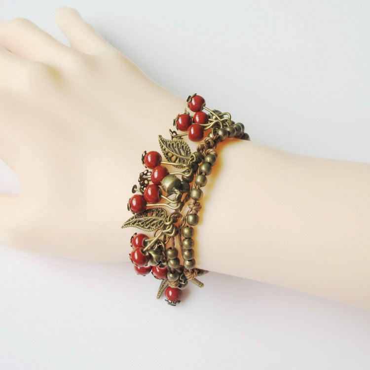 Artistic Multi-layer Ceramic Bracelet Female Personality Student