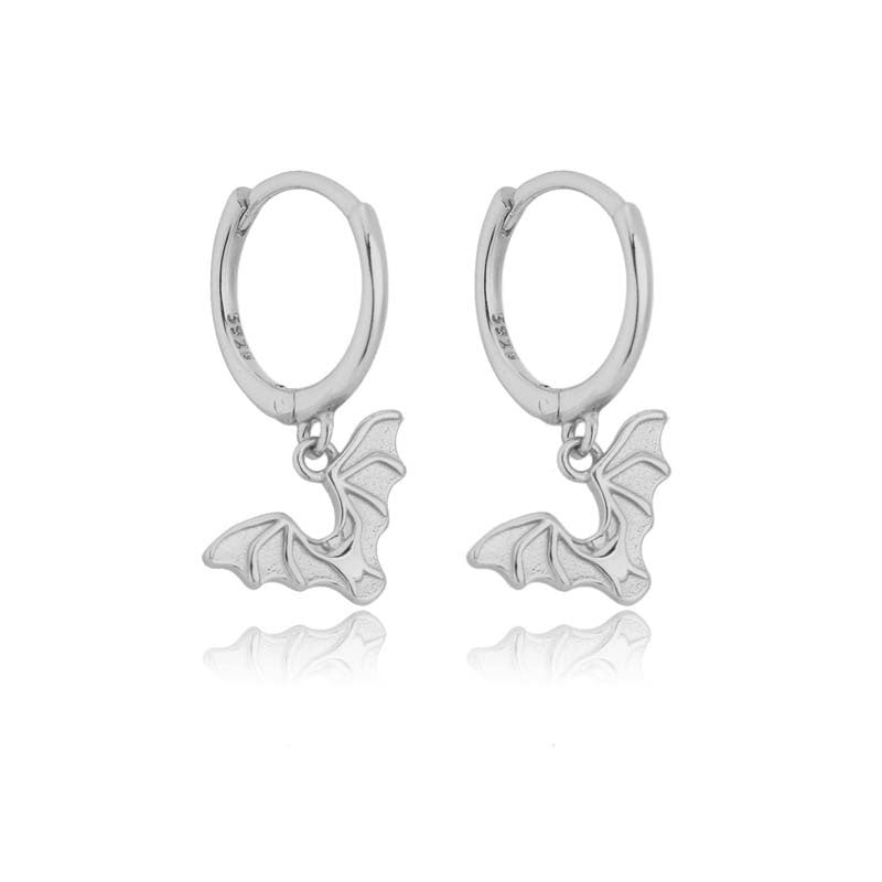 Personality Fashion Bat Earrings Rock Punk