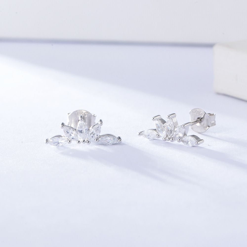 Geometric Marquise Zircon All-match Earrings