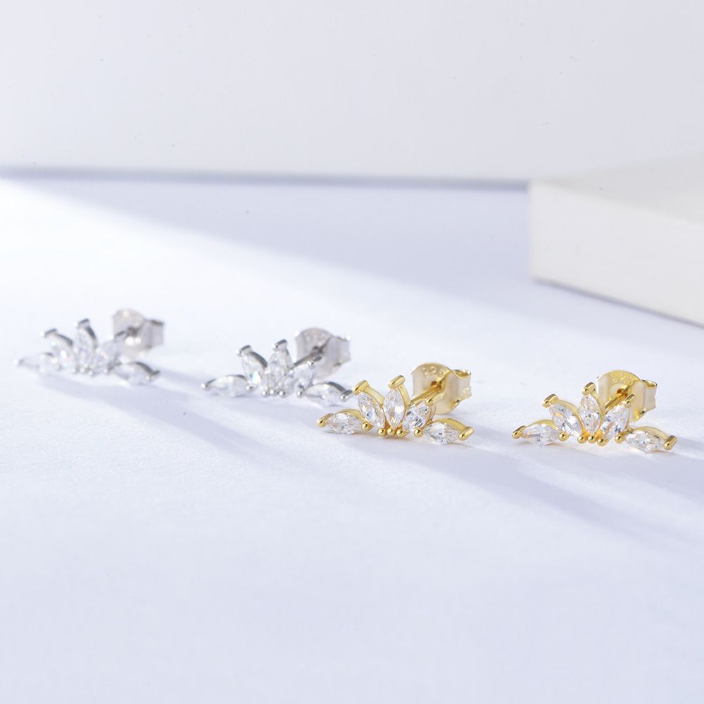 Geometric Marquise Zircon All-match Earrings