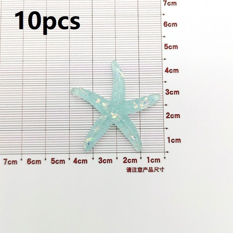 Handmade Diy Cream Glue Phone Case Marine Resin Accessories Starfish