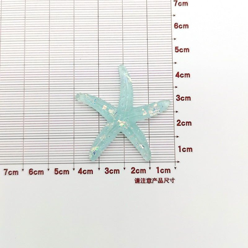 Handmade Diy Cream Glue Phone Case Marine Resin Accessories Starfish