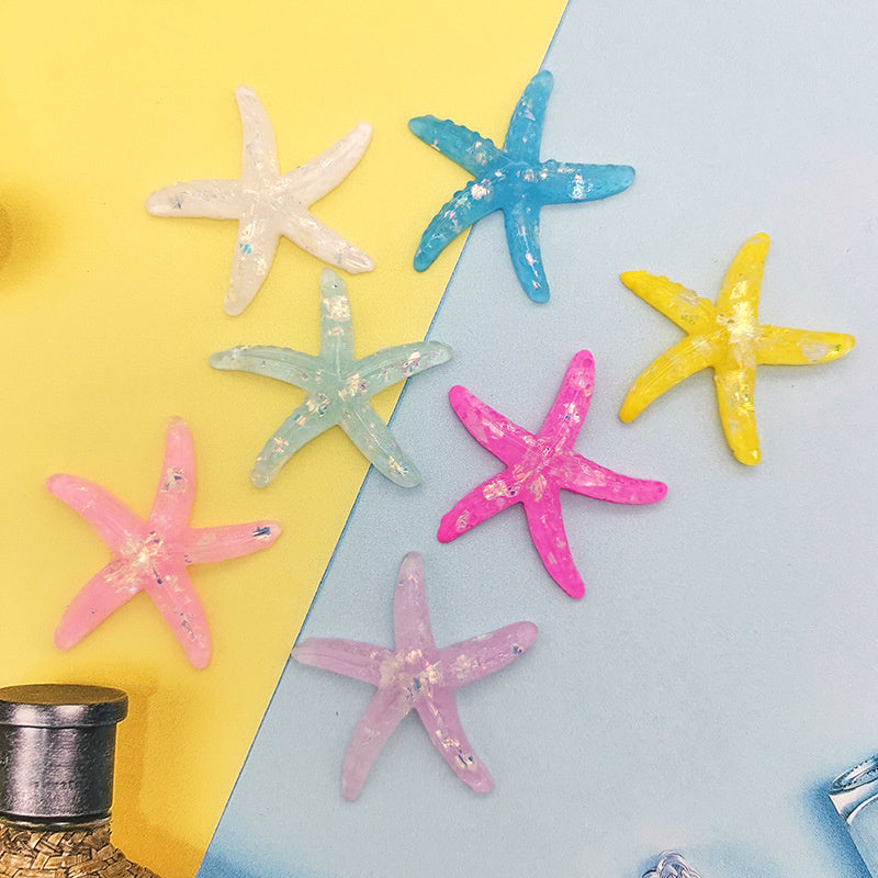 Handmade Diy Cream Glue Phone Case Marine Resin Accessories Starfish