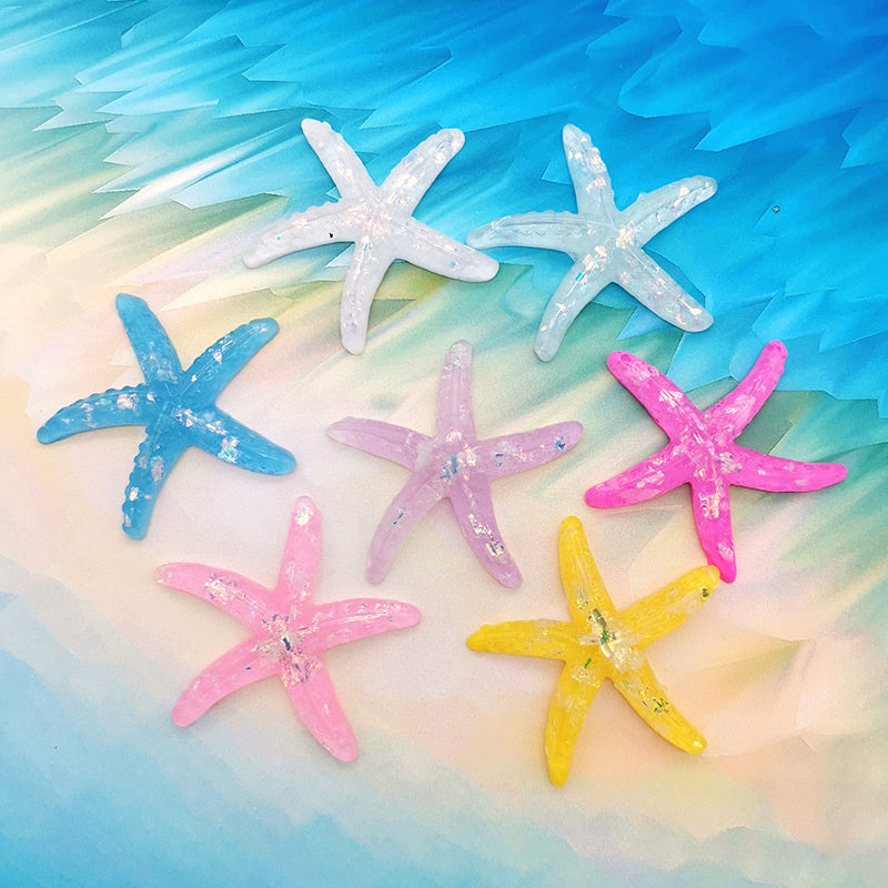 Handmade Diy Cream Glue Phone Case Marine Resin Accessories Starfish