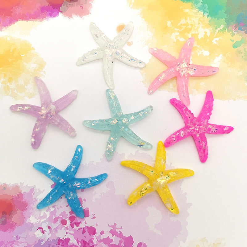 Handmade Diy Cream Glue Phone Case Marine Resin Accessories Starfish