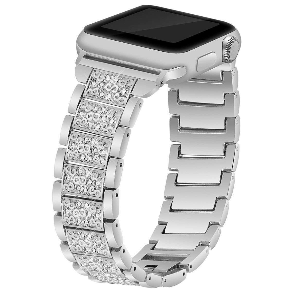 Zinc Alloy Full Diamond Watch Strap
