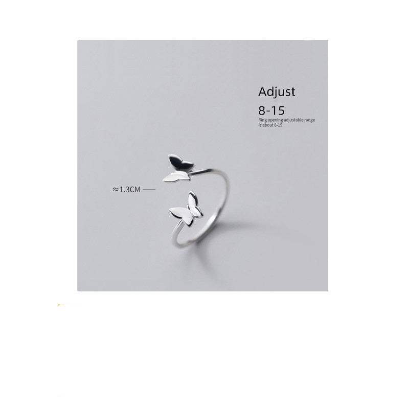 Women's Korean Style Simple S925 Silver Ring