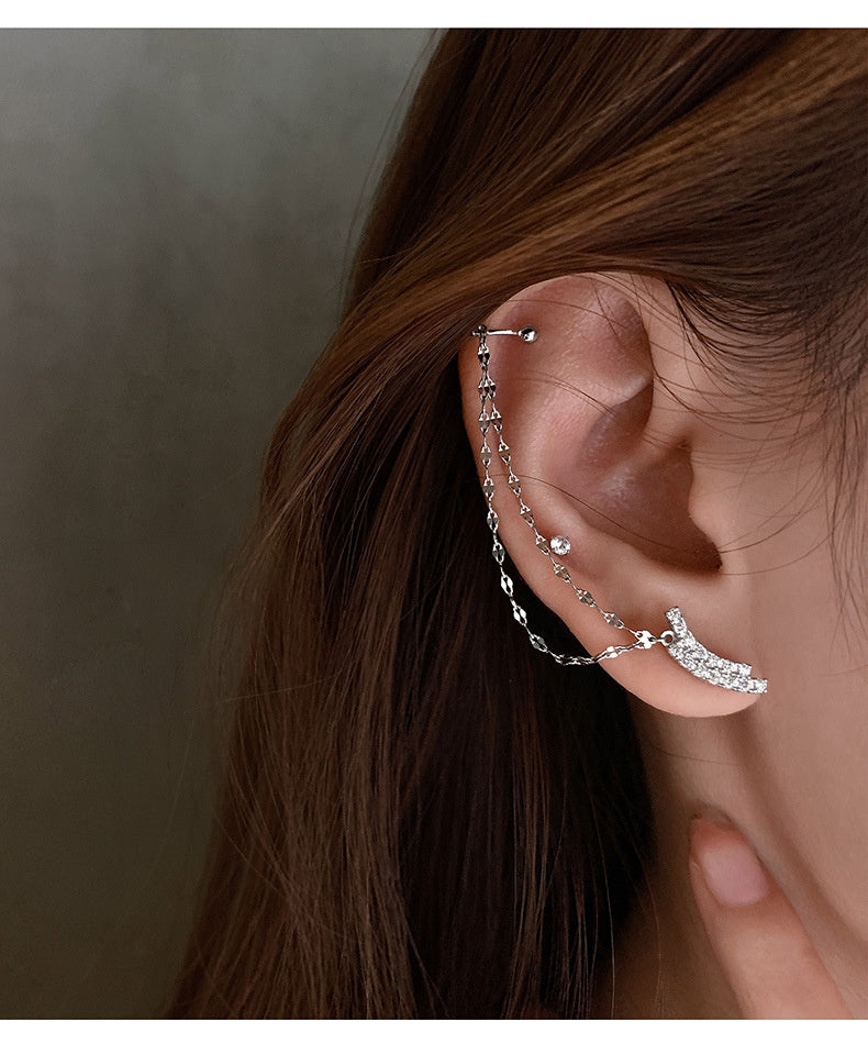 Temperament Personality All-match Earrings Niche Design