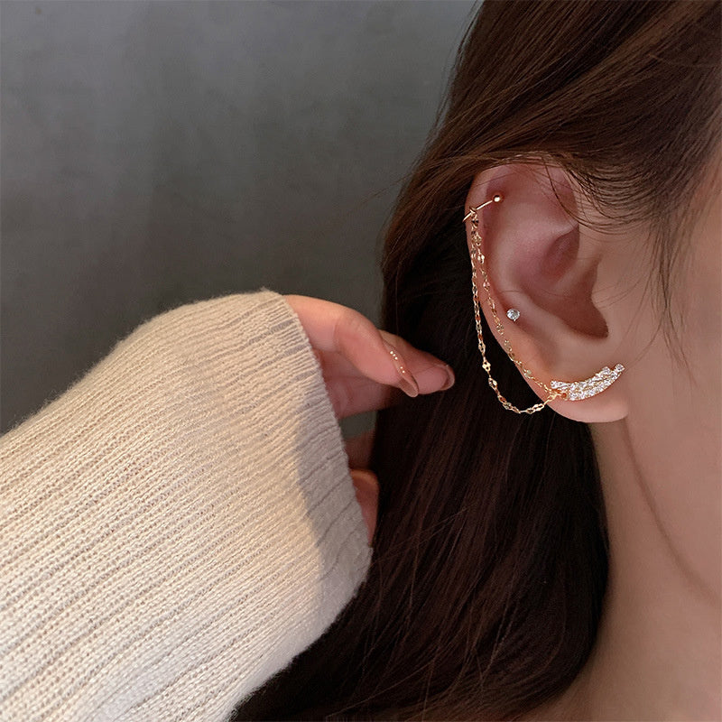 Temperament Personality All-match Earrings Niche Design