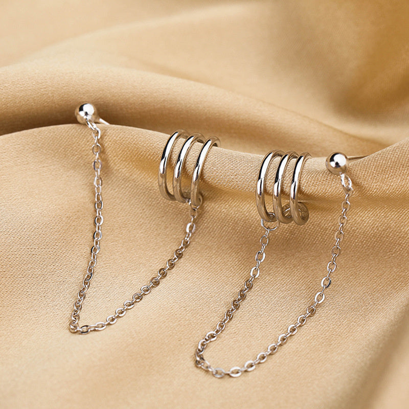 Women's Fashion Style Versatile Geometric Stud Earrings