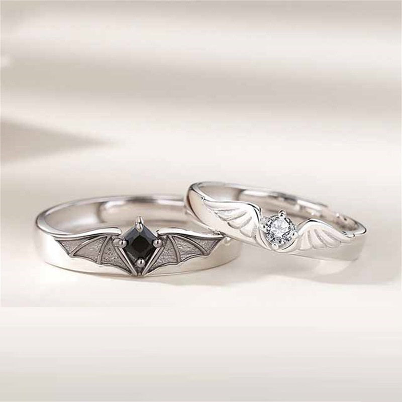 Angels & Demons Couple Ring For Men And Women