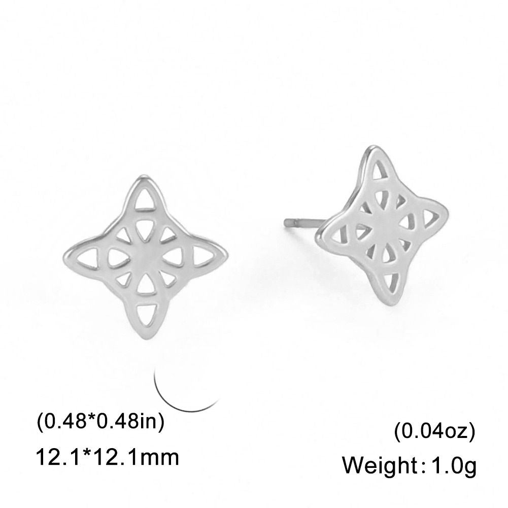 Women's Fashion Personality And Creativity New Stainless Steel Studs
