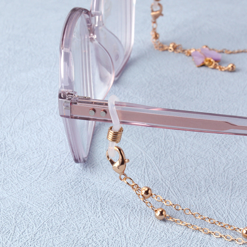 European And American Fashionable Butterfly Glasses Hanging Chain