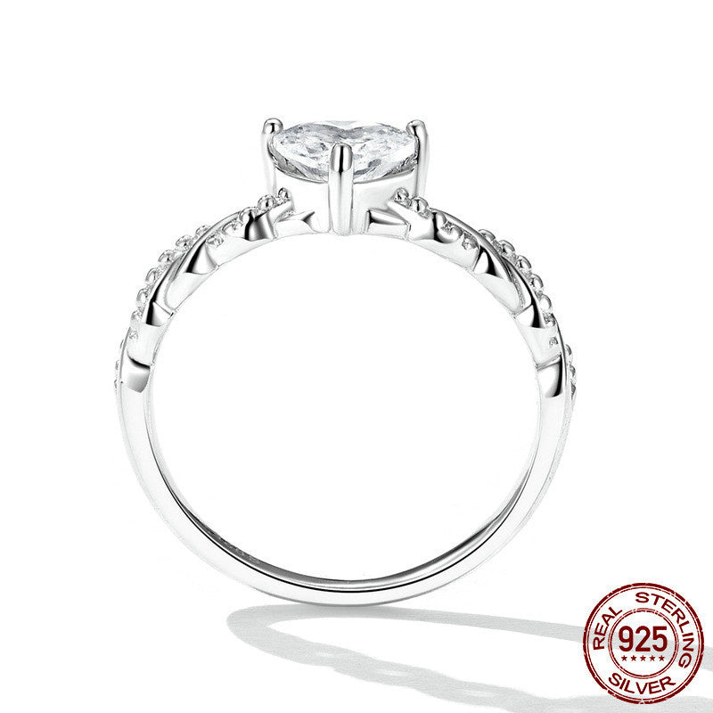 Sparkling Romantic Love Ring Jewelry Elegant