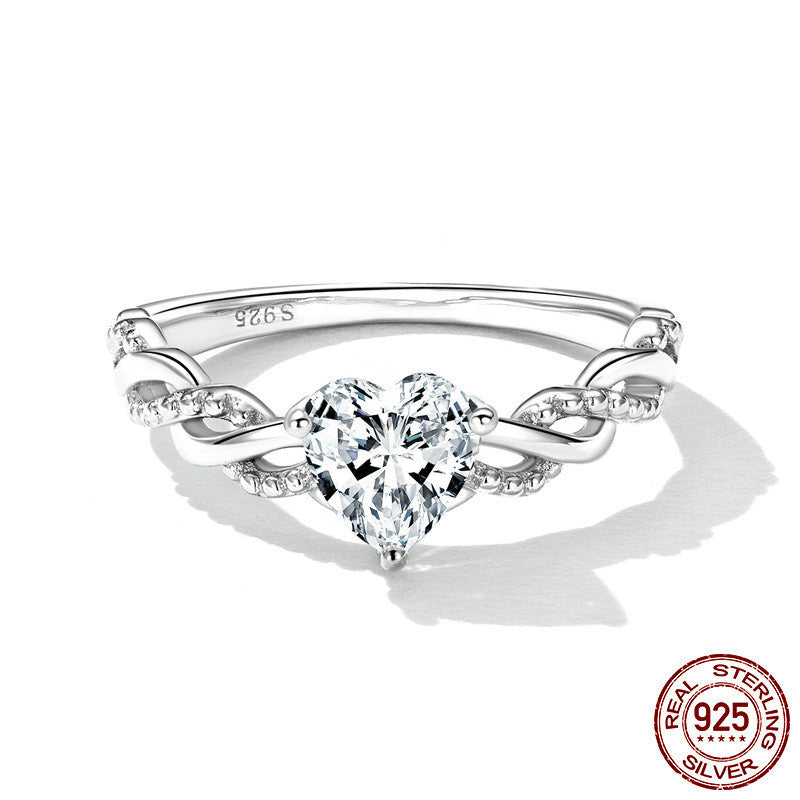 Sparkling Romantic Love Ring Jewelry Elegant