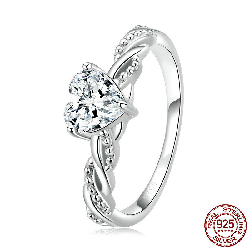 Sparkling Romantic Love Ring Jewelry Elegant