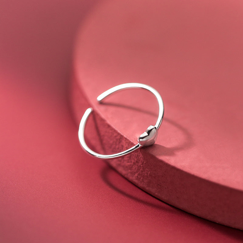 Fashion Girl Heart Fashion Index Finger Ring