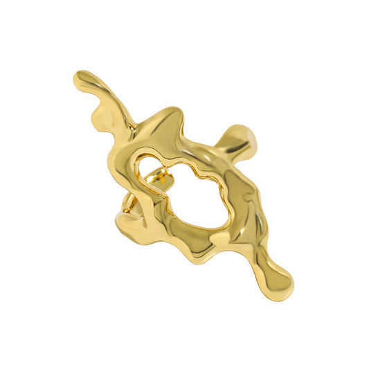 Entry Lux High-grade New Exaggerated And Personalized Hollow Design Ring