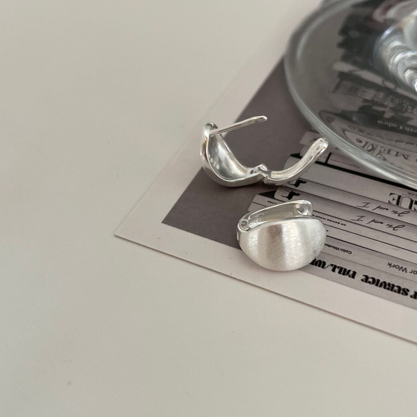 Women's Simple Fashion Sterling Silver Earrings