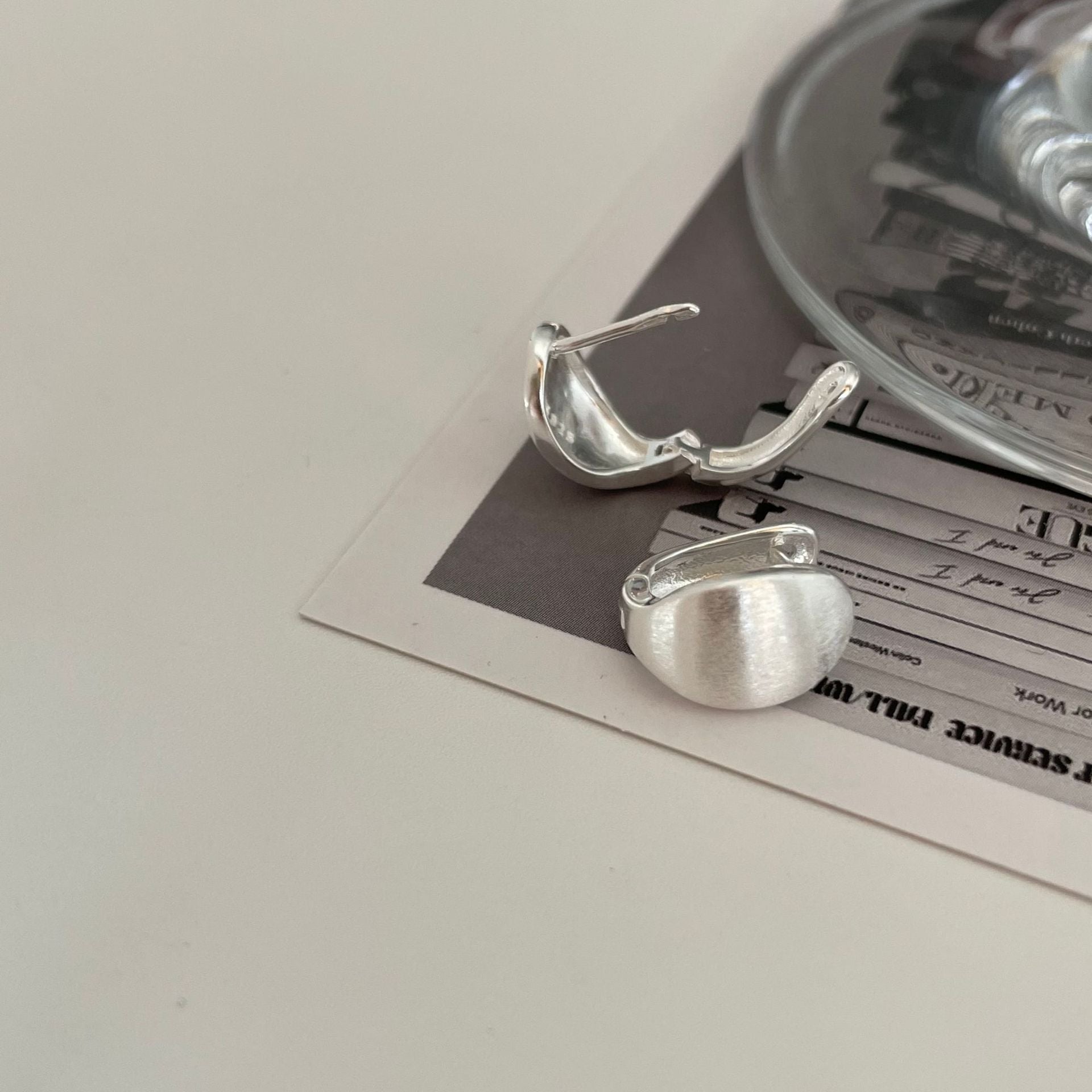 Women's Simple Fashion Sterling Silver Earrings