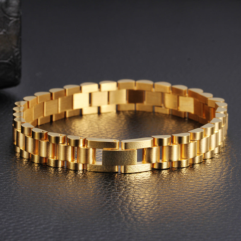 Men's Fashion Titanium Steel Strap Personality Bracelet